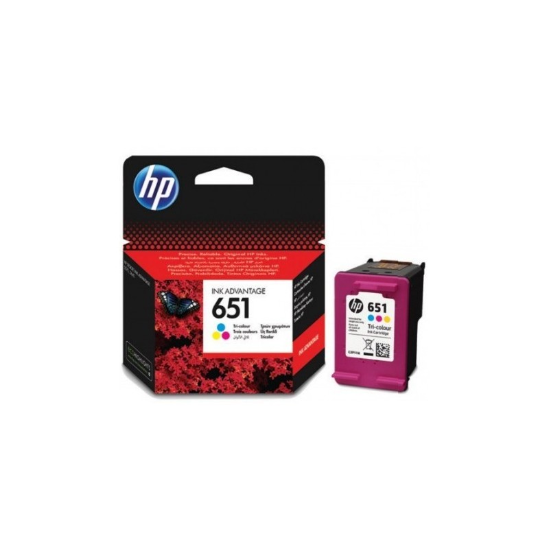 HP 651 TRI-COLOR ORIGINAL INK ADVANTAGE CARTRIDGE HP 651 TRI-COLOR ORIGINAL INK ADVANTAGE CARTRIDGE
