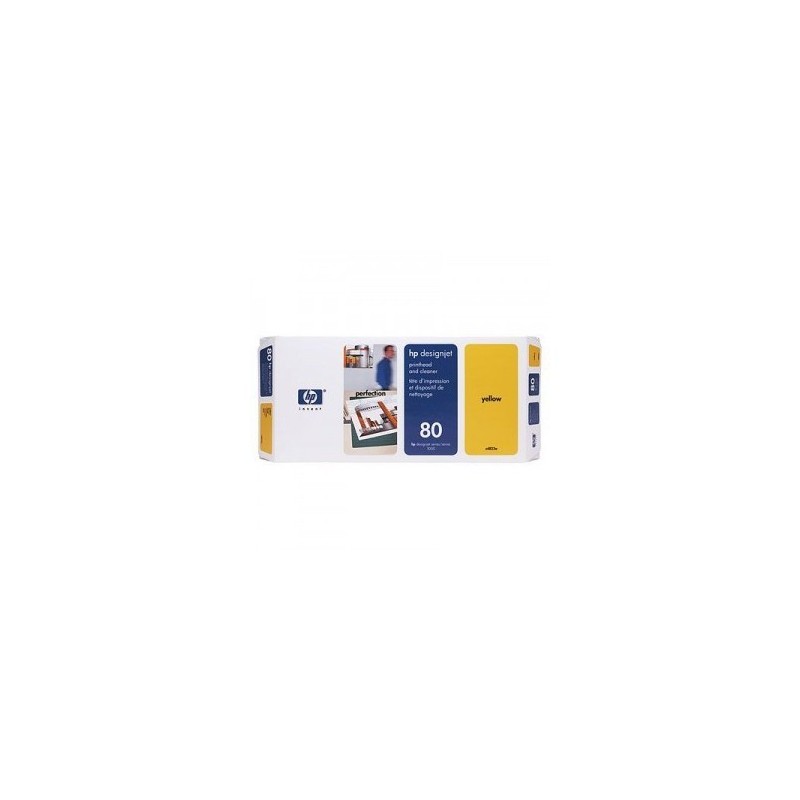 HP 80 YELLOW DESIGNJET PRINTHEAD/PRINTHEAD CLEANER HP 80 YELLOW DESIGNJET PRINTHEAD/PRINTHEAD CLEANER