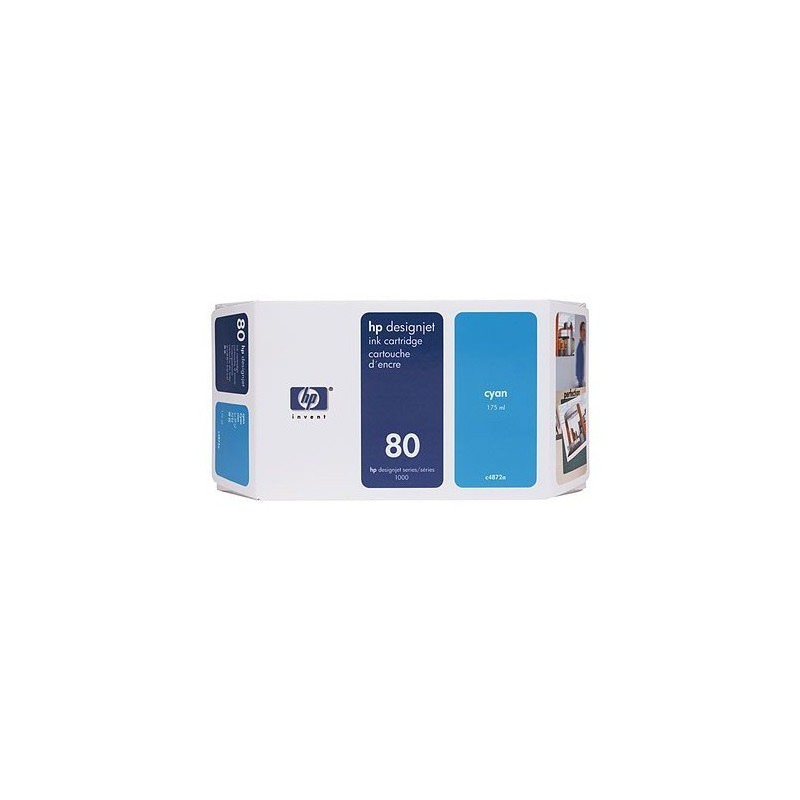 HP 80 350-ML CYAN DESIGNJET INK CARTRIDGE HP 80 350-ML CYAN DESIGNJET INK CARTRIDGE