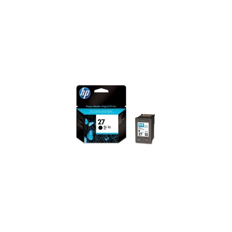 HP 27 BLACK ORIGINAL INK CARTRIDGE HP 27 BLACK ORIGINAL INK CARTRIDGE