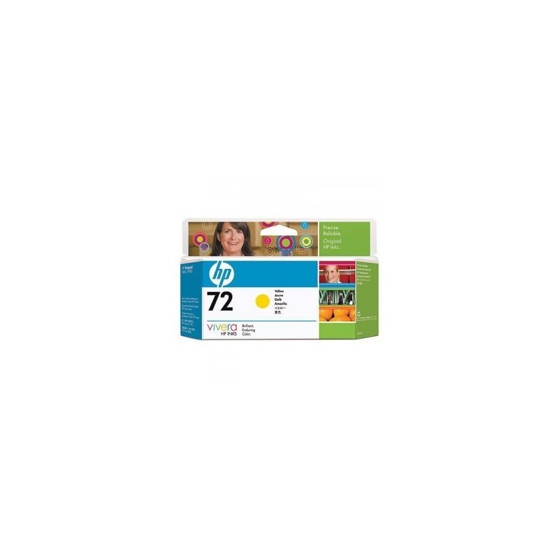 HP 72 130-ML YELLOW DESIGNJET INK CARTRIDGE HP 72 130-ML YELLOW DESIGNJET INK CARTRIDGE