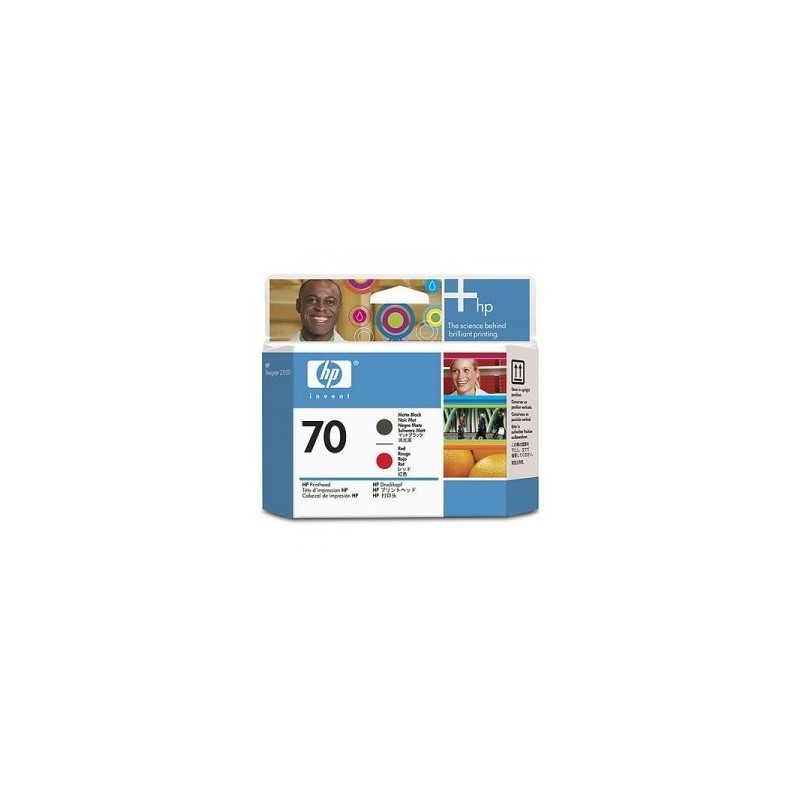 HP 70 MATTE BLACK AND RED DESIGNJET PRINTHEAD HP 70 MATTE BLACK AND RED DESIGNJET PRINTHEAD