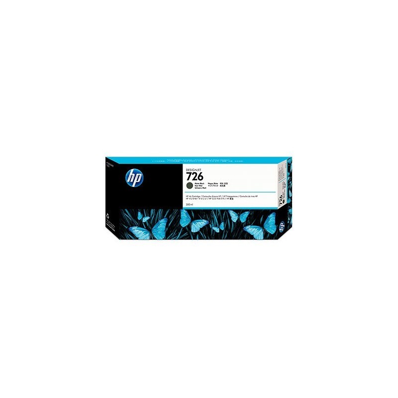 HP 726 300-ML MATTE BLACK DESIGNJET INK CARTRIDGE HP 726 300-ML MATTE BLACK DESIGNJET INK CARTRIDGE
