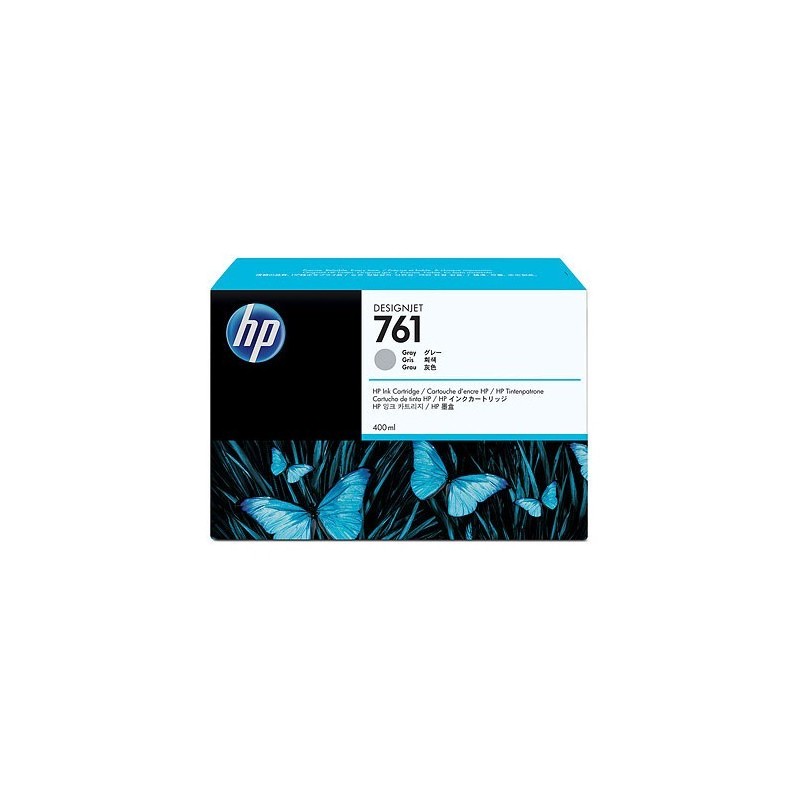 HP 761 400-ML GRAY DESIGNJET INK CARTRIDGE HP 761 400-ML GRAY DESIGNJET INK CARTRIDGE