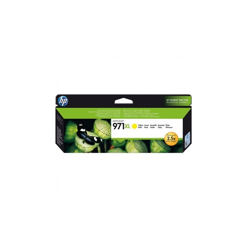 HP 971XL HIGH YIELD YELLOW ORIGINAL INK CARTRIDGE HP 971XL HIGH YIELD YELLOW ORIGINAL INK CARTRIDGE