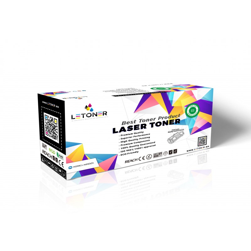 LETONER Maroc | Toner laser compatible NOIR Konica minolta TN211/311