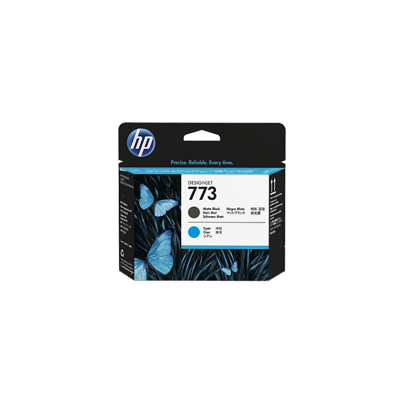 HP 773 MATTE BLACK/CYAN DESIGNJET PRINTHEAD HP 773 MATTE BLACK/CYAN DESIGNJET PRINTHEAD