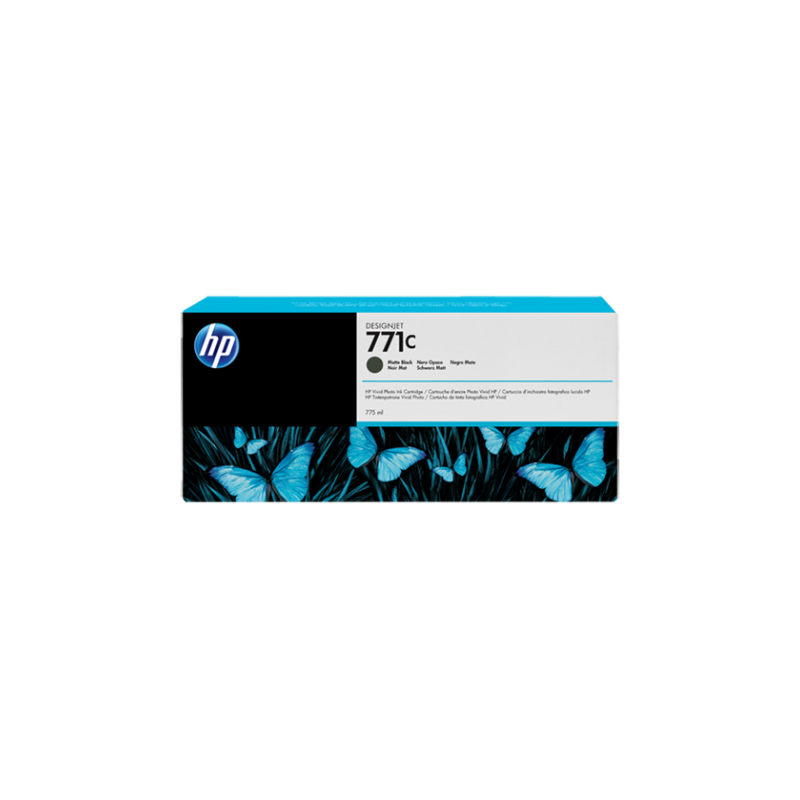 HP 771C 775-ML MATTE BLACK DESIGNJET INK CARTRIDGE HP 771C 775-ML MATTE BLACK DESIGNJET INK CARTRIDGE
