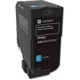 Lexmark CS/CX725 Cyan - Cartouche de toner origine (74C5HC0)