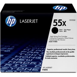 HP 55X Noir (CE255X) -...
