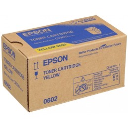 Epson 0602 Jaune - Toner grande capacité Epson d'origine (C13S050602)