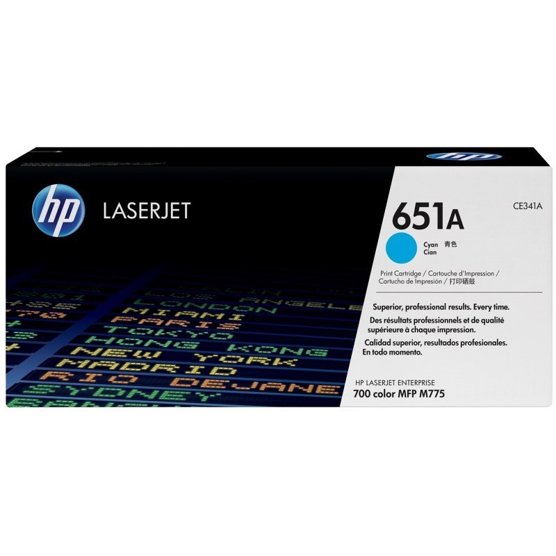 HP 651A Cyan (CE341A) -...