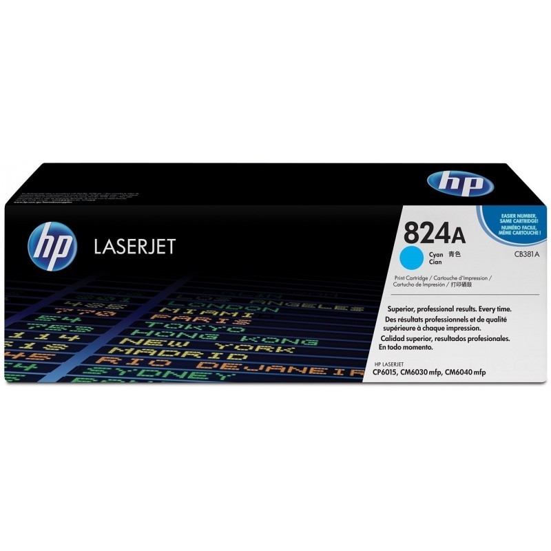 HP 824A Cyan (CB381A) -...