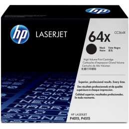 HP 64X Noir (CC364X) - Toner grande capacité HP LaserJet d'origine