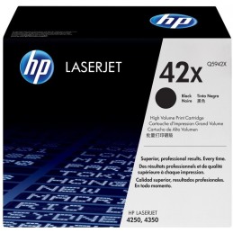 HP 42X Noir (Q5942X) - Toner grande capacité HP LaserJet d'origine