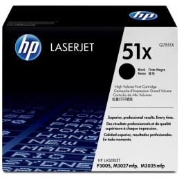 HP 51X Noir (Q7551X) -...