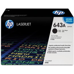 HP 643A Noir (Q5950A) -...