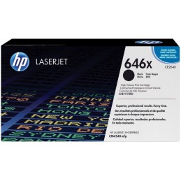 HP 646X Noir (CE264X) - Toner grande capacité HP LaserJet d'origine