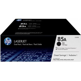 HP 85A Noir (CE285AD) - Pack de 2 toners HP LaserJet d'origine