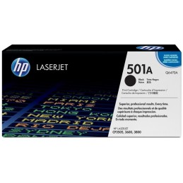 HP 501A Noir (Q6470A) -...