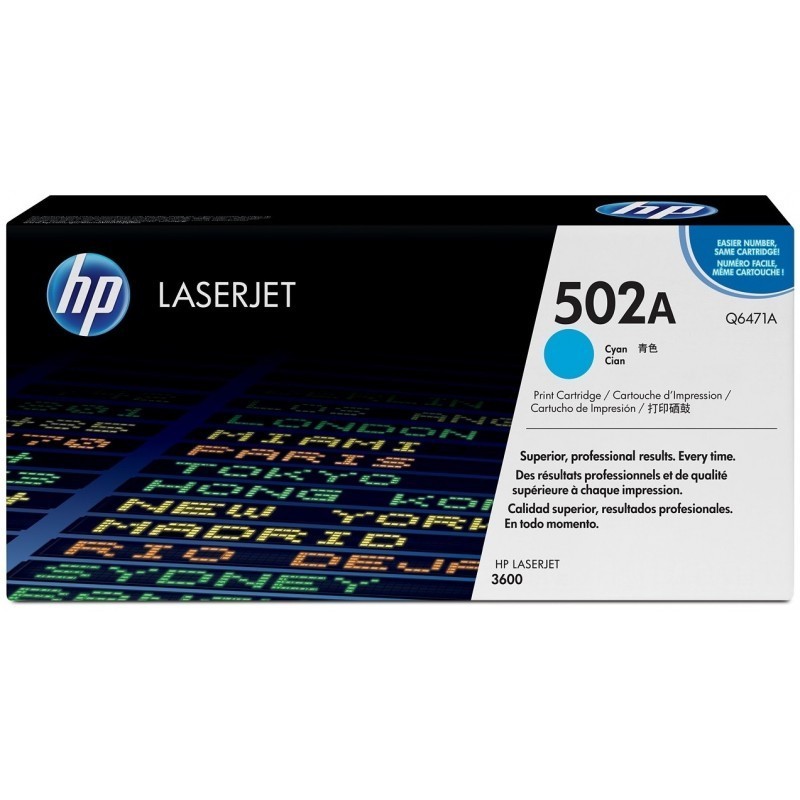 HP 502A Cyan (Q6471A) -...