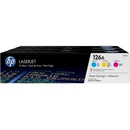 HP 126A Cyan/Magenta/Jaune...