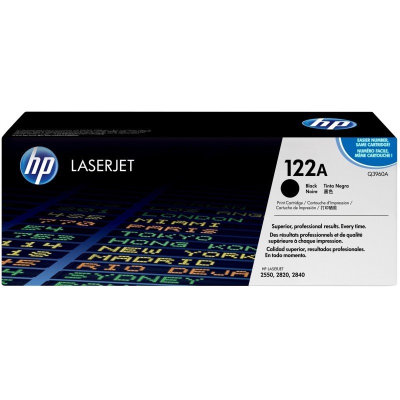 HP 122A Noir (Q3960A) -...