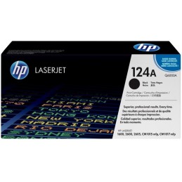 HP 124A Noir (Q6000A) -...