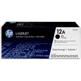 HP 12A Noir (Q2612AF) -...
