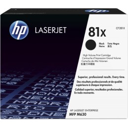 HP 81X Noir (CF281X) -...