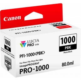 Canon PFI-1000PBK Noir photo - Cartouche encre Canon origine (0546C001AA)