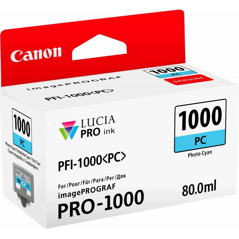 Canon PFI-1000PC Cyan photo...