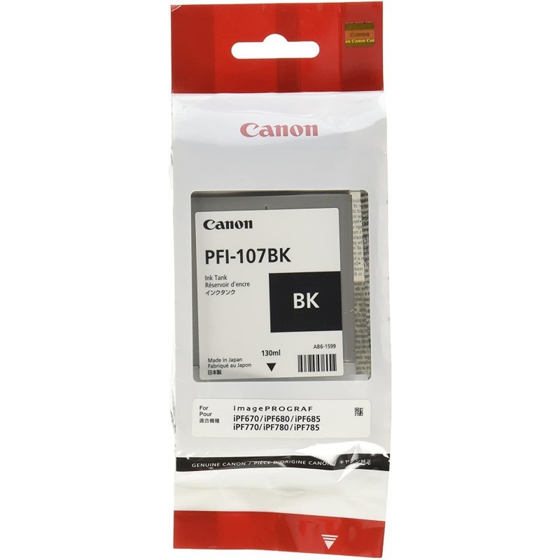 Canon PFI-107BK 130 ml -...