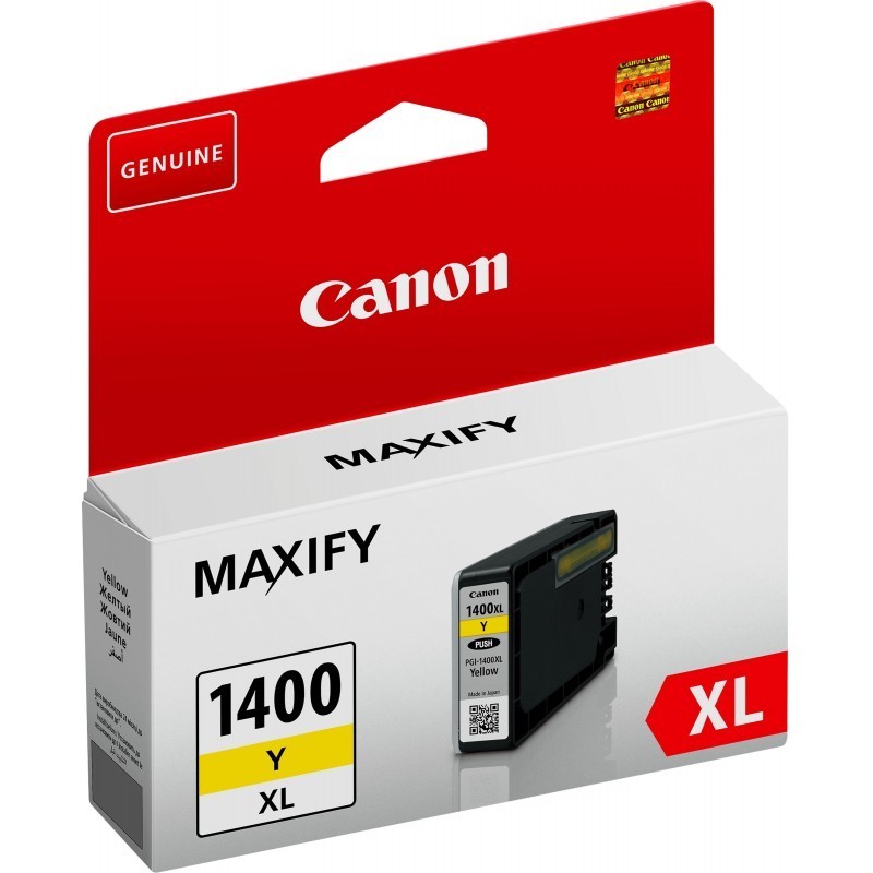 Canon PGI-1400XL Y Jaune -...