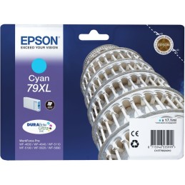 Epson 79XL Cyan - Cartouche d'encre Epson "TOUR DE PISE" d'origine (C13T79024010)