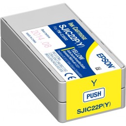 Epson SJIC22P Jaune - Cartouche d'encre Epson d'origine (C33S020604)