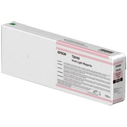 Epson T8046 Vivid Magenta Claire - Cartouche d'encre Epson UltraChrome HDX/HD 700ml (C13T804600)