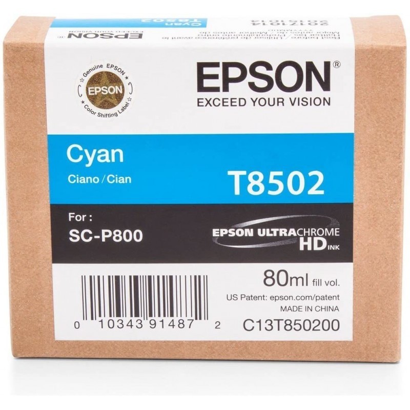 Epson T8502 Cyan -...