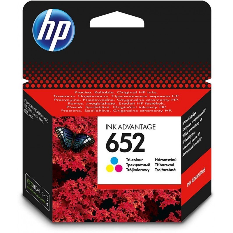 HP 652 trois couleurs -...