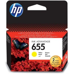 HP 655 Jaune - Cartouche...
