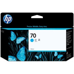 HP 70 Cyan - Cartouche d'encre HP d'origine (C9452A)