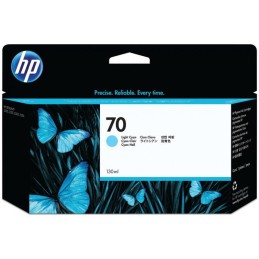 HP 70 Cyan clair -...