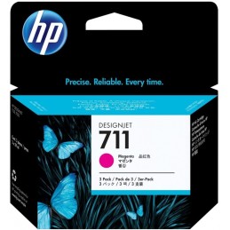 HP 711 Magenta - Pack de 3...
