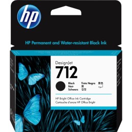 HP 712 Noir - Cartouche d'encre HP d'origine (3ED71A)