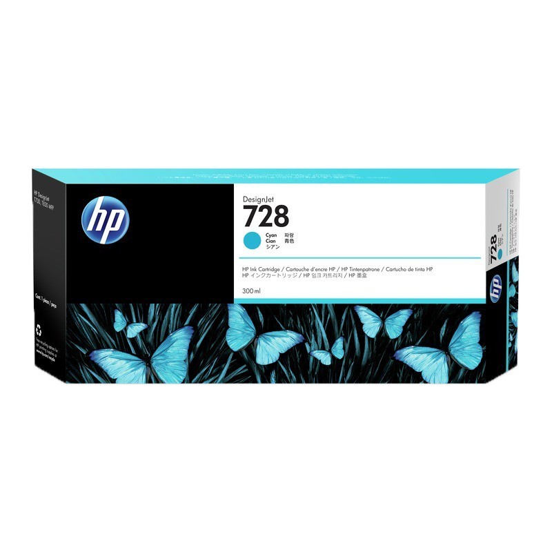 HP 728 Cyan - Cartouche...