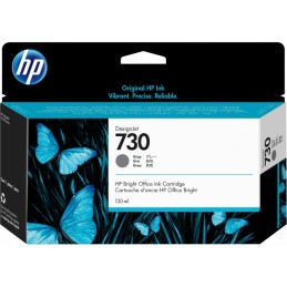 HP 730 Gris - Cartouche d'encre HP d'origine (P2V66A)