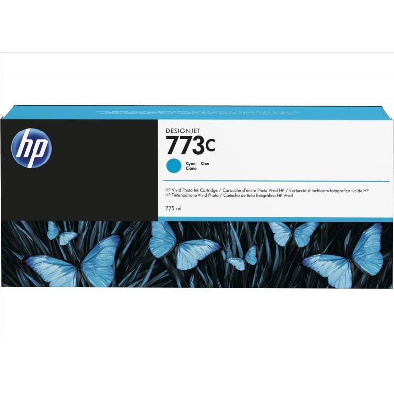 HP 773C Cyan - Cartouche...