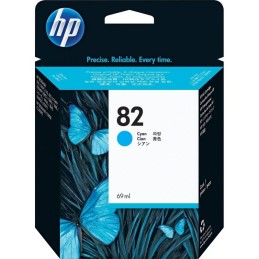 HP 82 Cyan - Cartouche d'encre HP d'origine (C4911A)