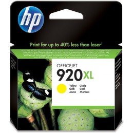 HP 920XL Jaune - Cartouche d'encre grande capacité HP d'origine (CD974AE)