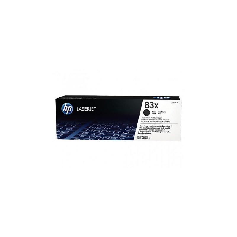HP 83X HIGH YIELD BLACK ORIGINAL LASERJET TONER CA HP 83X HIGH YIELD BLACK ORIGINAL LASERJET TONER CA